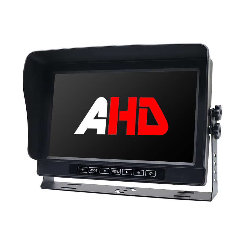 10,1 hüvelykes IP69K vízálló 2 csatornás AHD bemenetek érintőgombos járműmonitor