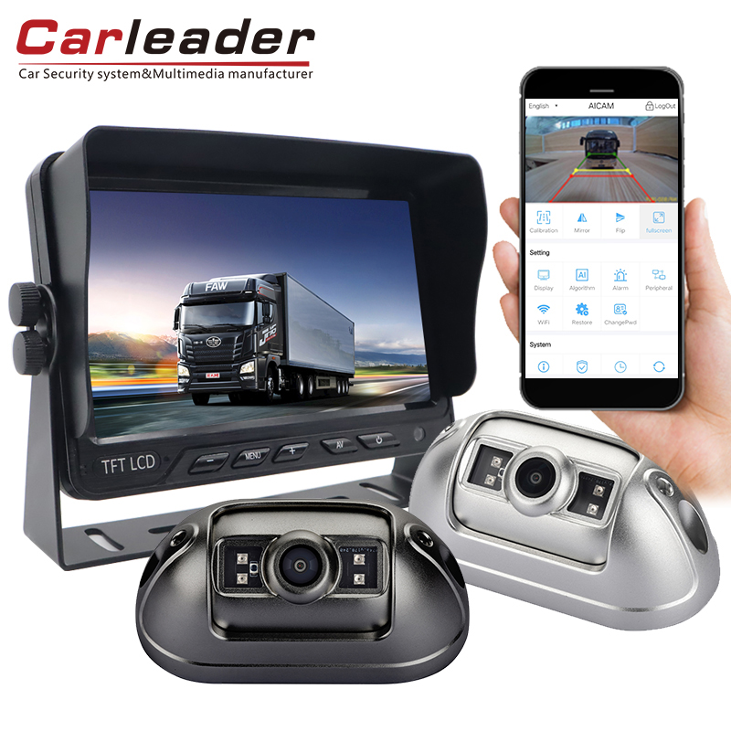 Carleader 1080P AI holttér-felderítő járműkamerarendszer | Escort sofőr vezetési biztonsága