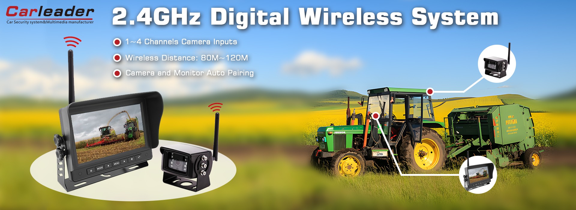 2,4 GHz -es digitális vezeték nélküli rendszer