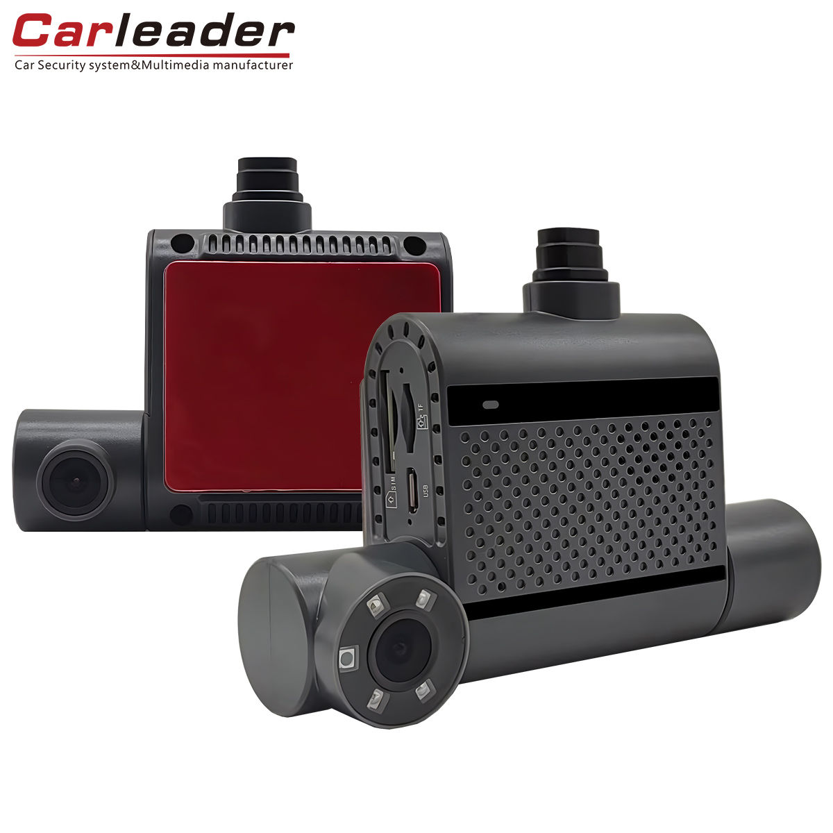 Hajtson okosabb, maradjon védett-karleader kétcsatornás DVR felvétel HD 1080p Dash Camera