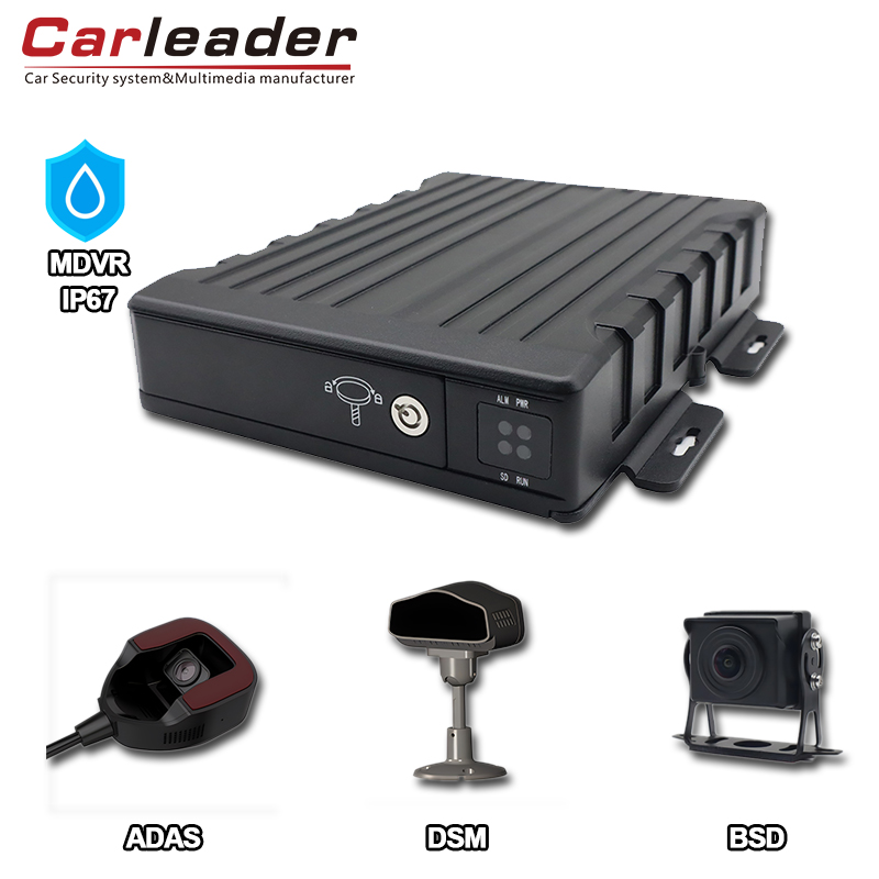 Carleader IP67 vízálló AI 4CH SD Mobile DVR: Fejlett jármű -megfigyelő megoldás