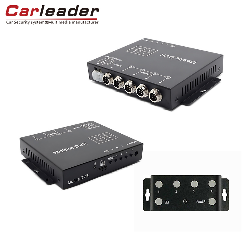 Carleader 4CH AHD 1080p mini mobil DVR támogatás TF kártya tárolás