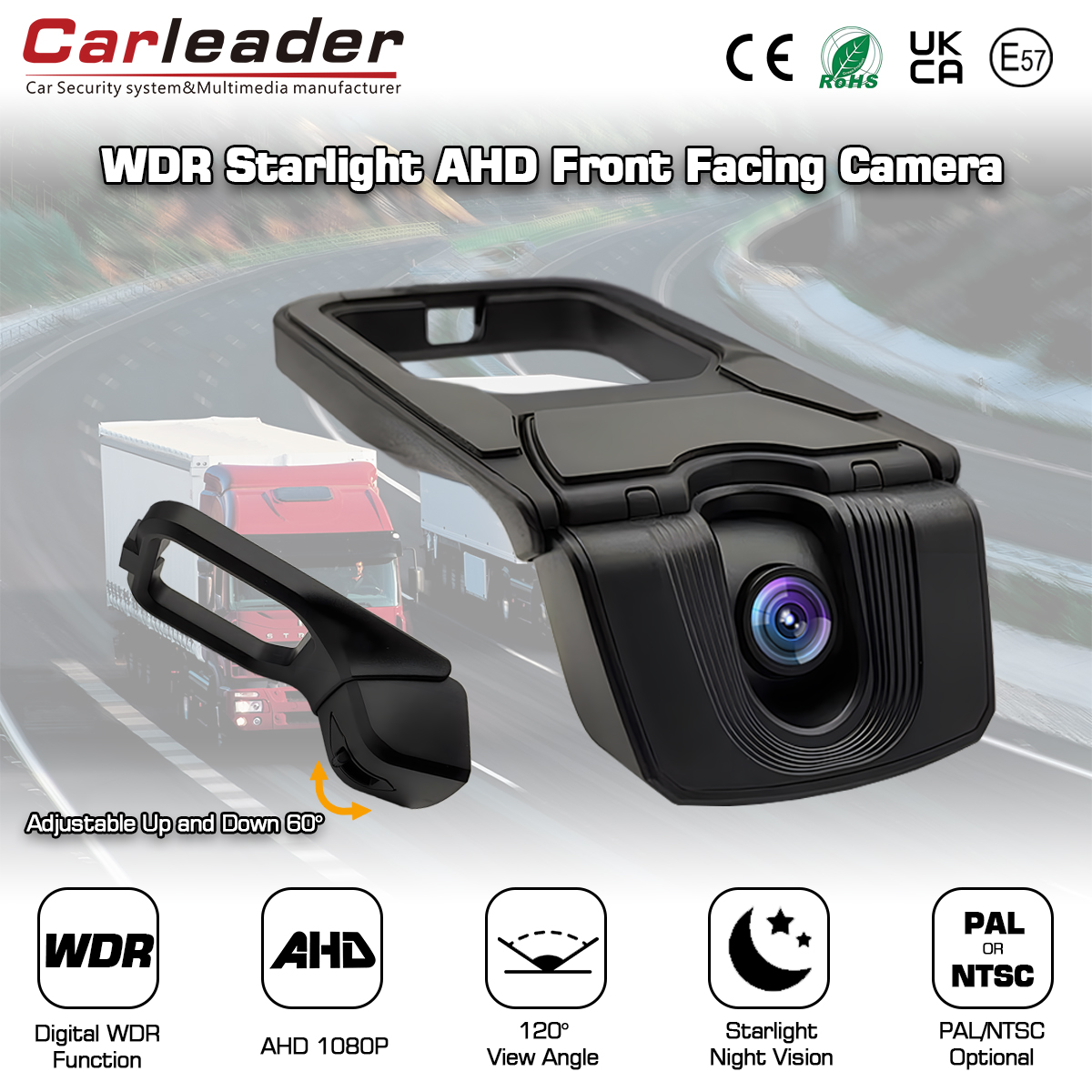 Carleader előlapi Starlight Vision kamera digitális WDR funkcióval