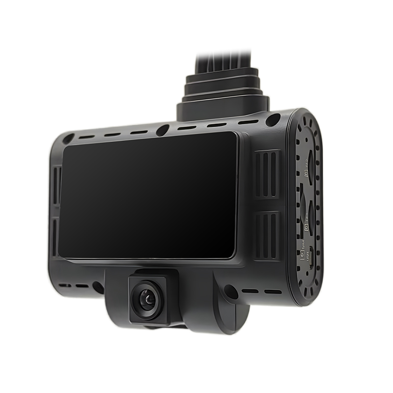 3 csatornás DVR AI Dash kamera 4G GPS-szel, ADAS-szal, DSM-mel és WiFi-vel flottajárművekhez